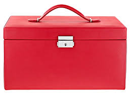 herie extra large red jewelry box by