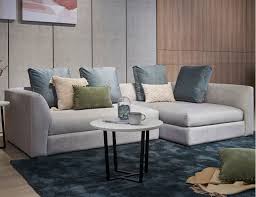 Evita Small L Shape Fabric Sofa With