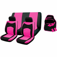 Pink Seat Cover Set To Fit Kia Rio