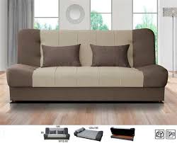 clack sofabed fabric with storage