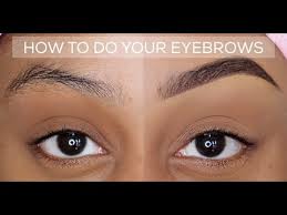 how to quick and easy eyebrow tutorial
