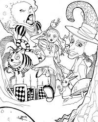 Precious moments christian coloring pages. Alice In Wonderland Coloring Pages Tim Burton Coloring And Drawing