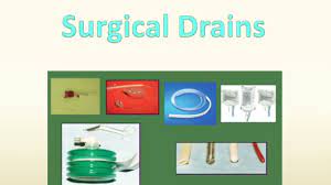 what are the types of surgical drains