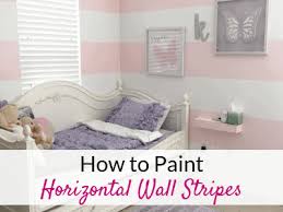 How To Paint Stripes On Walls The