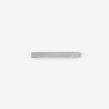 Monogram Motif Palladium-plated Tie Bar - Men | Burberry® Official