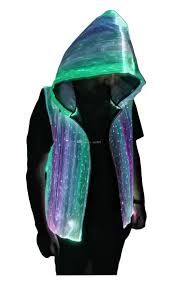 2020 Mens Led Fiber Optic Clothing Light Up Full Zip Hoodie Glow In The Dark Costume For Rave Party Club Music Halloween Festival From Zm335 201 07 Dhgate Com