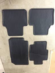 acura tl all weather floor mats factory