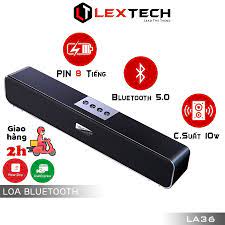 Mua Loa bluetooth loa thanh dài soundbar LexTech toàn dải siêu bass công  suất lớn 10W pin trâu 12 tiếng Máy tính FM LA36 giá rẻ nhất