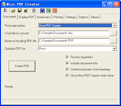 Nice Pdf Creator Convert Microsoft Word Excel Powerpoint Documents