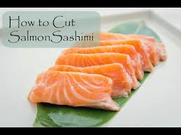 Sushi is mainly cooked rice with vinegar combined with other ingredients, usually raw fish or other seafood. How To Cut Salmon For Sashimi And Nigiri Fish For Sushi Youtube