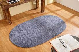 chenille reversible solid braided rugs