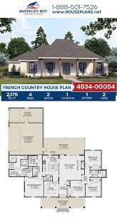 House Plan 4534 00054 French Country