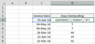 days between two dates in excel dummies