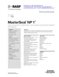 Masterseal Np1 Color Chart Best Picture Of Chart Anyimage Org