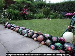Painted Garden Rocks