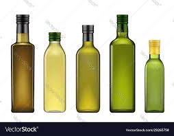 Extra Virgin Olive Oil Green Bottles