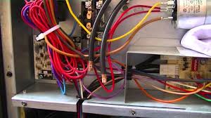 Thermostat wiring color code besides nordyne electric furnace wiring. Hvac Training Package Unit Single Point Wiring Youtube