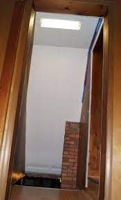 installing interior door to basement