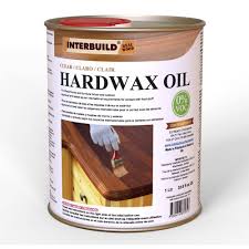 interbuild 34 fl oz clear hardwax wood oil stain