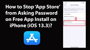 Has the option to just download free apps from the app store without password been removed? How To Stop App Store From Asking Password On Free App Install On Iphone Ios 13 3 Youtube