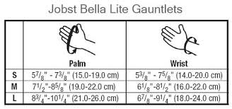 Jobst Bella Lite Gauntlet Hand 15 20mmhg