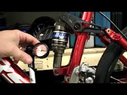 Adjusting Rear Air Shock On A Mountain Bike Fox Float R