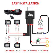 led light bar wiring harness kit