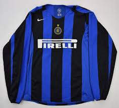 Their main rivals are ac milan and the 'derby della madonnina' is one of the most followed derbies in football. 2004 05 Inter Milan Longsleeve Shirt L Football Soccer European Clubs Italian Clubs Inter Milan Classic Shirts Com