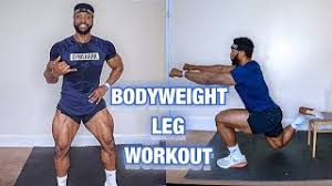 effective bodyweight leg workout