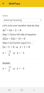 Mathpapa Algebra Calculator Apk
