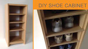 corrugated cardboard shoe cabinet