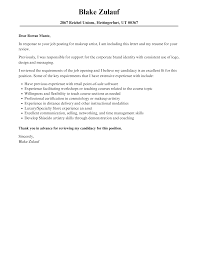 makeup artist cover letter velvet jobs