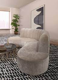 Buy round coffee tables at macys.com! 5 Curved Sofas That Will Change Your Living Room Decor
