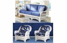Ashford Rattan Set Of 3 2 Chairs And Sofa