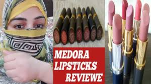 my favorite medora lipsticks shades