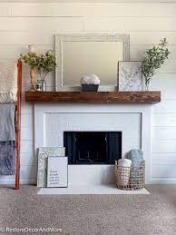 Our Diy Faux Brick Fireplace Re