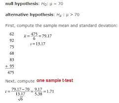 Single sample t test example. Pin On Chapter 9 Hypothesis Testing