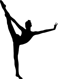 girl black silhouette of gymnastic. Gymnastic, acrobatic, sport 7042912  Vector Art at Vecteezy