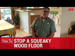 how to stop squeaky wood floors ace