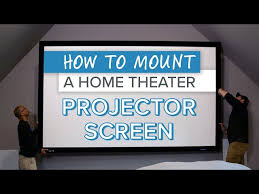 Mount A Projector Screen Diy Tips