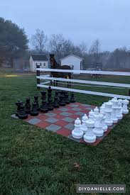 Diy Giant Chess Set Diy Danielle