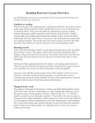 Lesson planning worksheet to accompany our lesson plans scope and sequence. Reading Recovery Lesson Plan Templates At Allbusinesstemplates Com