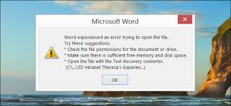 How To Recover A Lost Or Corrupt Document In Microsoft Word 2016