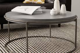Zurn Round Coffee Table Concrete
