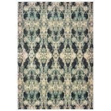 gray indoor abstract runner rug in the