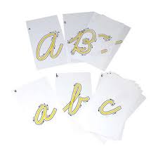 paper writing cursive letters