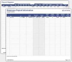 Employee Payroll Ledger Template Google Search Construction