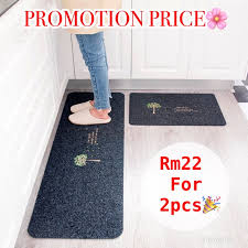 In the summertime you don't need big, thick rugs to keep your home warm. Kitchen Carpet 2pcs Toilet Carpet Rugs Ikea Carpet Car Carpet Mat Kitchen Mat Shopee Malaysia