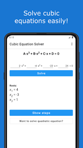 Cubic Equation Solver 3 4 Free