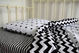 Monochrome Cotton Cot Bed Duvet Cover